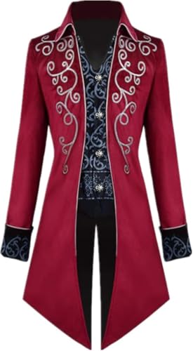 Disfraz de carnaval medieval y chaqueta steampunk vintage gótica 2