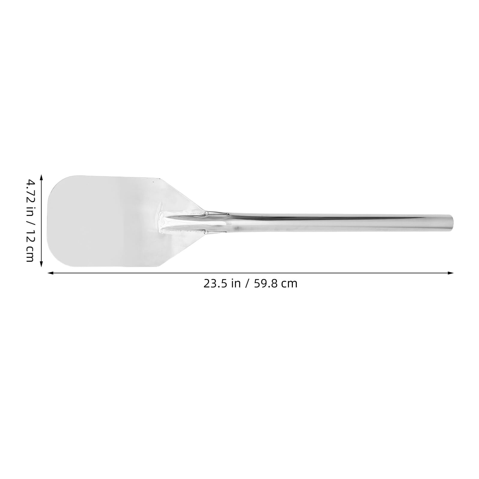 Paleta Agitadora de Acero Inoxidable de 24 Pulgadas Mango Ergonómico Largo para Mezcla en Cocción de Grandes Cantidades y Crawfish Boil