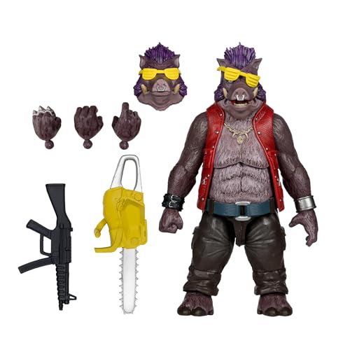 McFarlane Toys- Teenage Mutant Ninja Turtles (Page Punchers) Bebop 5in Action Figure with Comic