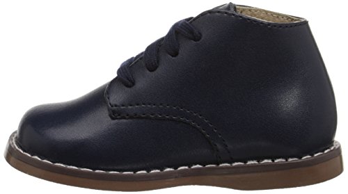 Footmates Todd Lace-Up Bootie Leather Toddler And Baby Walking Shoes With Wide Toe Box And Custom-Fit Insoles, Non-Marking Outsoles, Navy - 3 Infant (0-12 Months) #TOP6