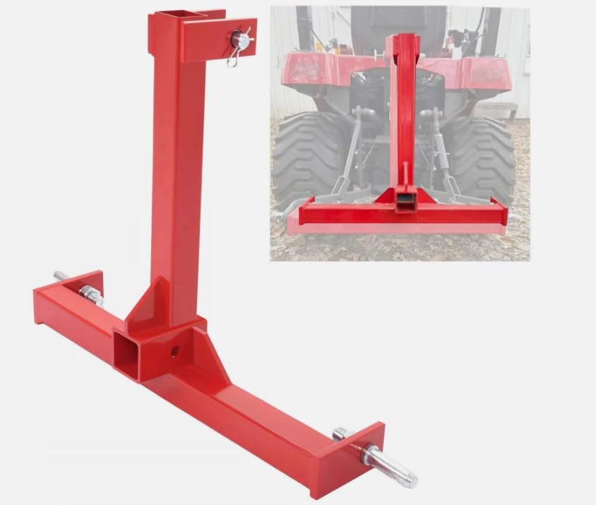 3 Point 2" Receiver Trailer Tow Hitch Category 1 Tractor Drawbar Attachment，Replacement for OEM