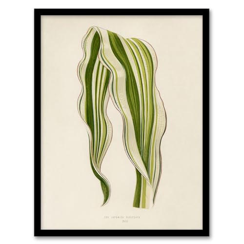 Artery8 Framed Striped Maize Corn Wall Art