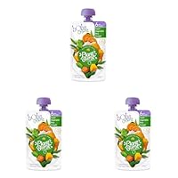 Bubs Organic Super Vegetable Rice Congee Pouch, 6+ Months Baby Food, Veggie Puree Snack, No Added Sugar, 120g (Pack of 3)