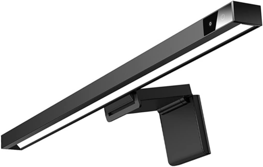 1pc Computer Led Light for Monitors Eye-Caring USB Desk Lamp Dimmable Hanging Light for Home Office Study Black Enhances Focus and Comfort