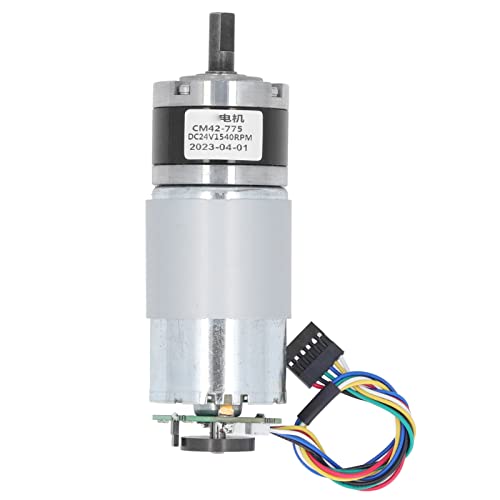 Motor planetario de CC 24V con rodamiento resistente y eje tipo D 5