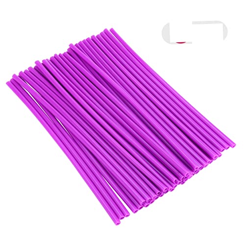 Homoyoyo Blue Decor 72Pcs Of Spokes Universal Off-Road Motorcycle Wheels Wheel Rim Bike Covers Kit Wraps Decor For Accessories Protector Motocross Rims Plastic Skins Spoke Purple Bike Spokes #TOP26
