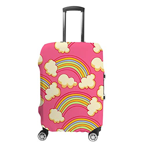 Housse de transport pour bagages évitez les rayures sur votre valise rose