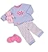 Our Generation BD30062Z 44299 - Outfit - Schlafanzug mit Schweinchen