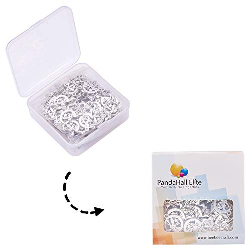 PH PandaHall 120pcs 2 Colori Ciondoli Angelo