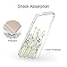 Unov Case Compatible with iPhone 6s Plus iPhone 6 Plus Case Clear with Design Soft TPU Bumper Shock Absorption Slim Embossed Pattern Protective 5.5 inch (Flower Bouquet)