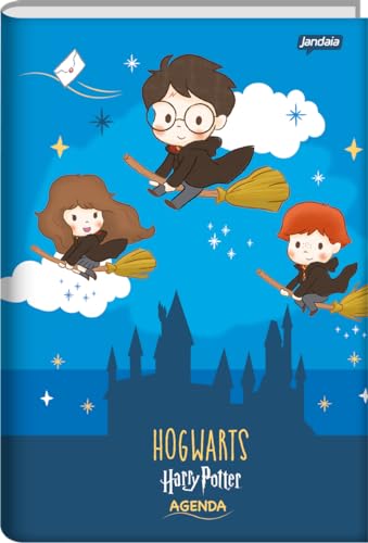 Agenda Permanente 134X200Mm 192Pgs Harry Potter Hogwarts Jandaia
