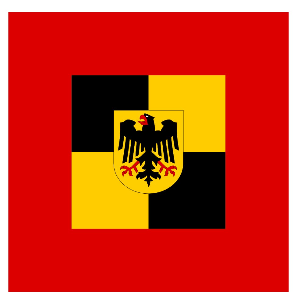 Drapeau XL Bundeswehr Inspekteure Teilstreikraefte 2.16m² haute résistance