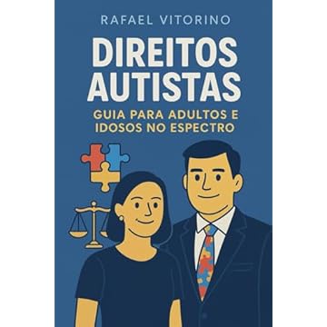 Capa do livro Direitos Autistas: Guia para Adultos e Idosos no Espectro (Portuguese Edition)