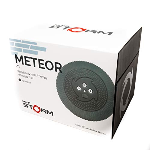 Myostorm Heating Vibrating Massage Ball Roller For Deep Tissue Muscle Recovery Therapy And Pain Relief W/Heat + 4 Speed Vibration #TOP6