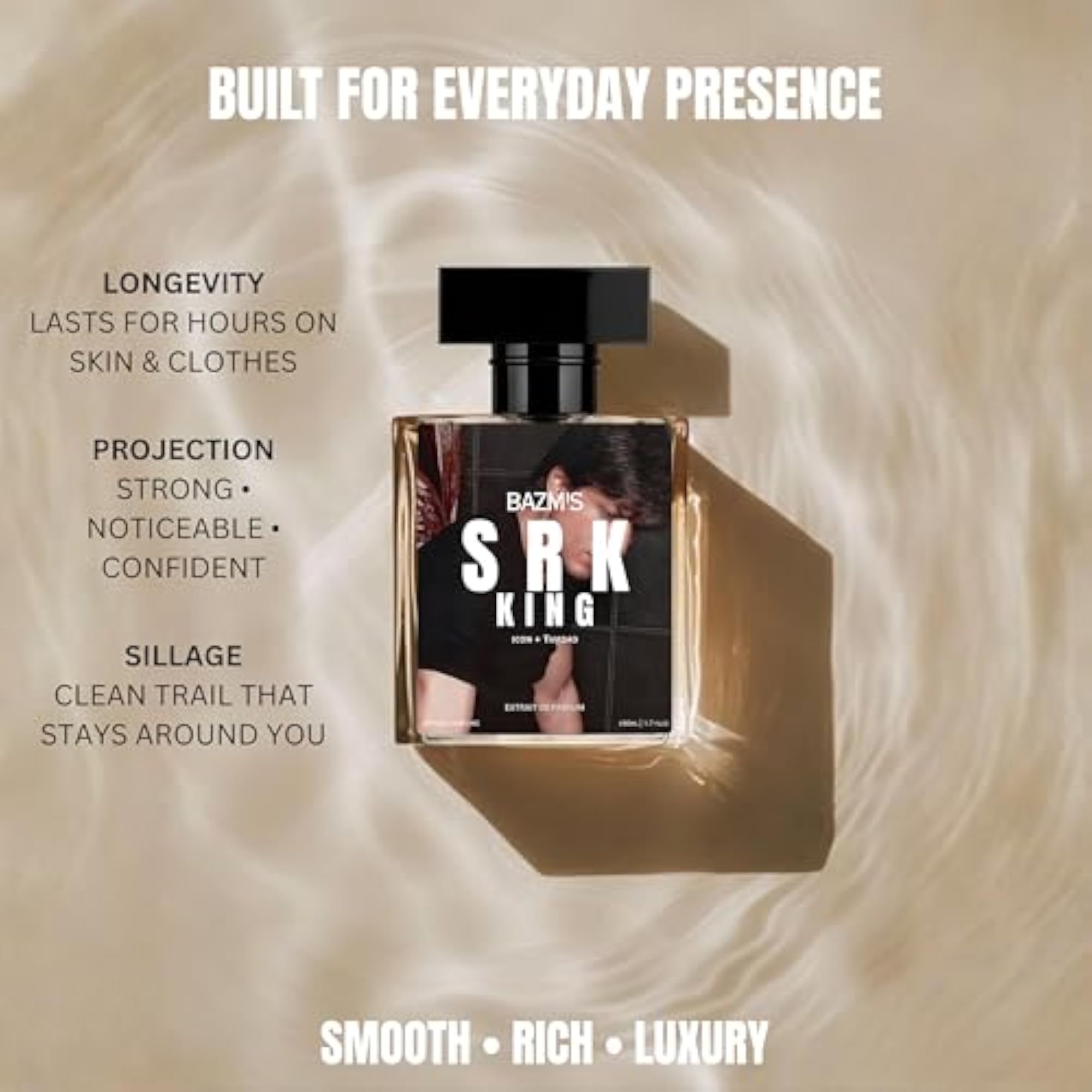 SRK King Extrait De Parfum, Luxury Woody Fragrance 50ml