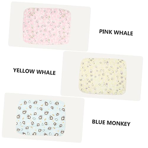 INOOMP 3 Pçs Hamster Xixi Almofada Forro Coelho Xixi Almofada Gaiola Almofada À Prova Dwaterproof Ág