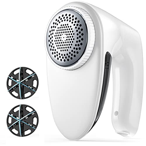 Bymore 2 Pairs Thermal Socks For Men,Heated Socks For Women & Fabric Shaver, Sweater Shaver Pill Remove Pilling Fuzz(White) #TOP5