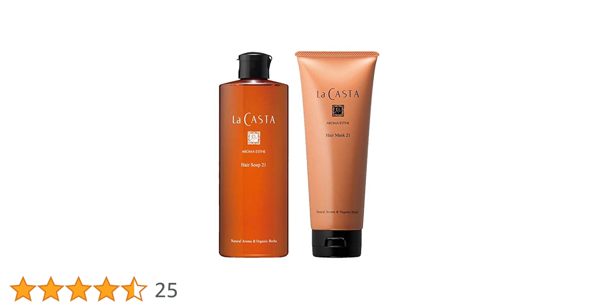 La CASTA ヘアマスク21 & ヘアソープ21セット Amazon | ラカスタ アロマエステ ヘアソープ21 300ml +