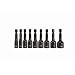 Warrior 9pc. Quick Change Metric Magnetic Nutsetter Set