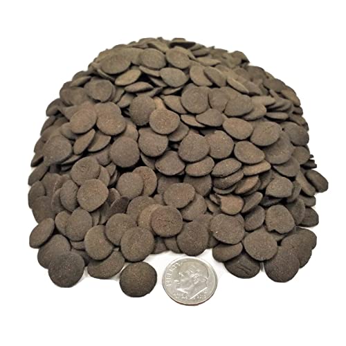 Aquatic Foods Ultra Multi-Worm 12mm - 1/2'' Sinking Wafers of 6-Types of Worms. Ideal for Bottom Fish, Plecos, Shrimp, Snails, Crayfish, All Herbivorous & Omnivorous Tropical Fish...1/4-lb