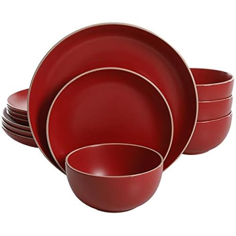Gibson Home Rockaway Stoneware Dinnerware Set Cover