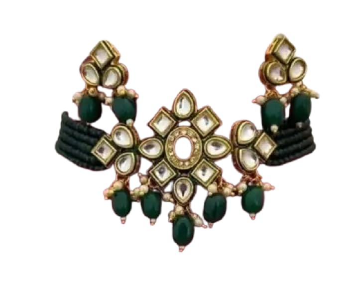 See full amazon price history chart for BALAJI FASHION Colorful Jewellery Allure Fancy Women Jewellery Set Name: Allure Fancy Women Jewellery American Diamond Sizing: Adjustable Type: Choker and Earrings Net (Green) BALAJI FASHION Colorful Jewellery Allure Fancy Women Jewellery Set Name: Allure Fancy Women Jewellery American Diamond Sizing: Adjustable Type: Choker and Earrings Net (Green) (B0D5MH7G69) Amazon Price History, Amazon Price Tracker