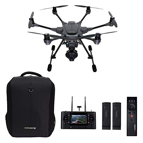 Yuneec Typhoon H Pro with Intel RealSense Technology - 4K Collision Avoidance Hexacopter Drone, Carbon Fiber (YUNTYHBRUS)