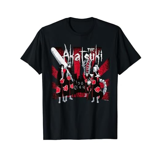 Naruto Shippuden El akatsuki Camiseta