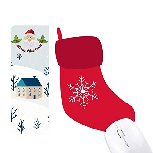 Cadeau de Noël tapis de souris rouge festif flocon pour surprendre vos proches