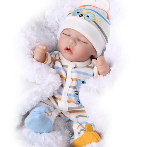 CARANOVO Lifelike Reborn Baby Dolls - 12 Inch Full Body...