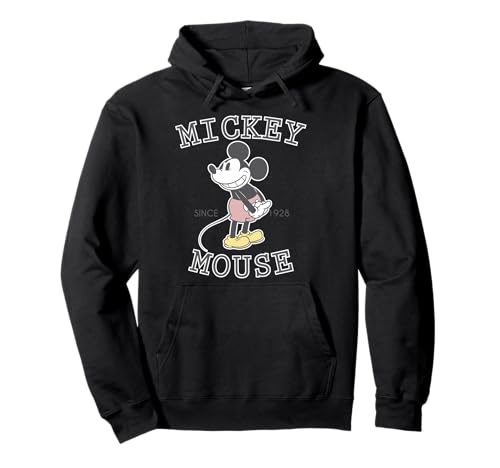 Sweat Mickey 90th pullover hoodie Disney pull noir confortable