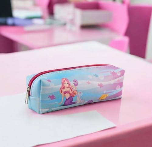 Image of 15 Pcs Unicorn Gift Combo Set For Girls Kids Unicorn Theme Gift Bag Stationery Set Age 6-8 Years 10-12 Year I Diary, Stickers, pen, pouch, scale, badge, Eraser, Wallet & Carry Bag (lavender)