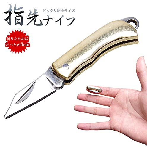 GoodsLand 【 2color 】 超小型 折り畳み ナイフ アウトドア