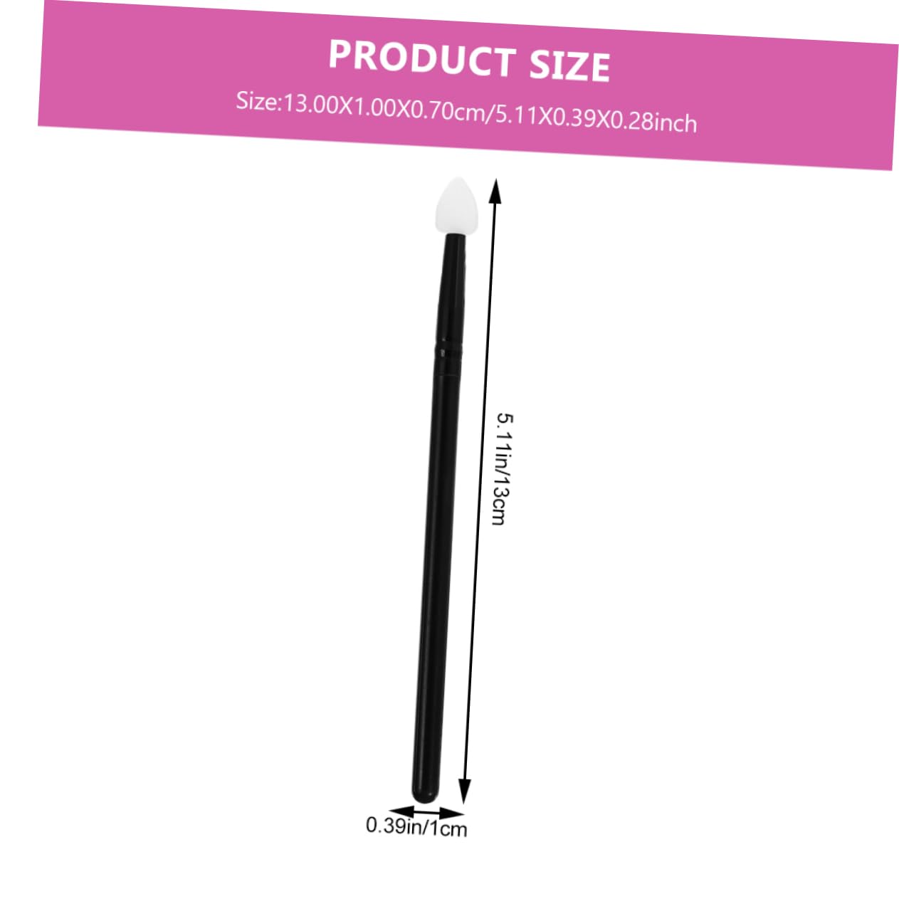 Ipetboom 3pcs Makeup Brush Set Eyeshadow Applicators for Women Portable Eye Shadow Brushes