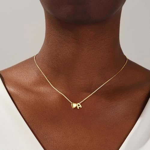 Turandoss Gifts for Girls Kids Jewelry, Heart M Initial Necklace for Girls - image 9