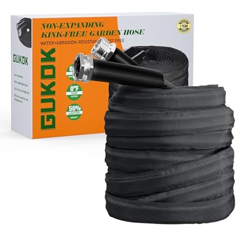 GUKOK Non-Expanding Garden Hose Cover