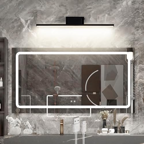 Apliques de pared modernos orientables 360 grados con batería y luz blanca para espejo