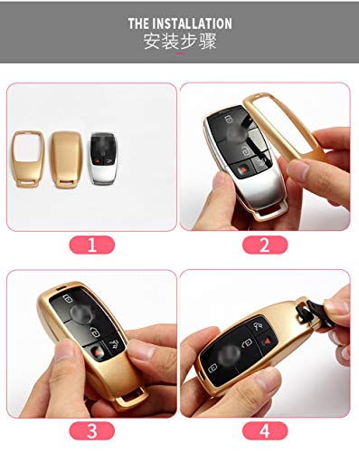 ZYHYCH 3 Bottoni Nuovo ABS Portachiavi Copertura