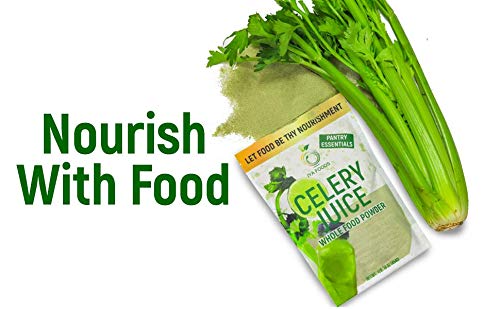 100% Celery Whole Food – Our Celery Juice Powder is Made from one Ingredient only i.e. Celery Juice. Plant-Based, Non-GMO, Gluten-Free Naturally Powerful Whole Vegetable Powder