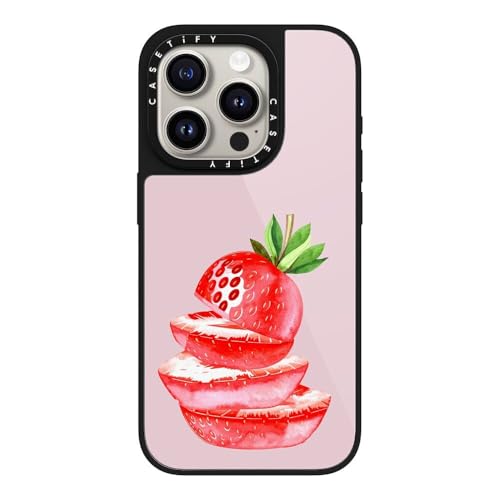 Coque iPhone 15 Pro protection antichoc CASETiFY Glaze compatible MagSafe noire