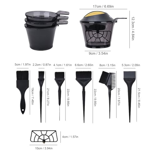 Misturador de cores para cabelo, misturador elétrico de creme para cabelo, liquidificador elétrico p