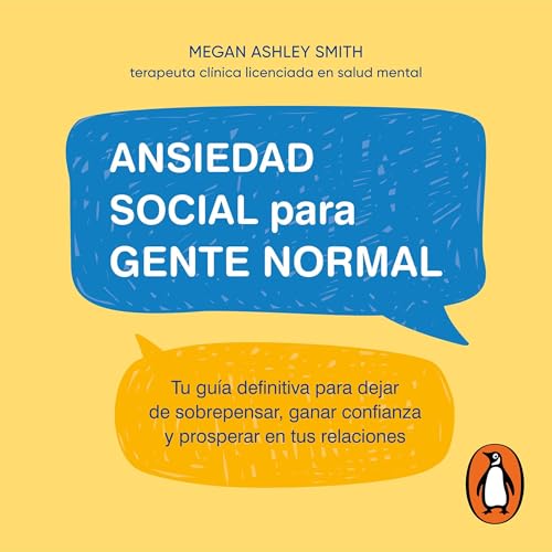 Ansiedad social para gente normal Audiolibro Por Megan Ashley Smith arte de portada