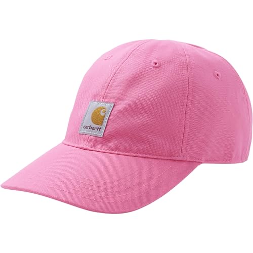 Carhartt Kid's CB8900 Kid's Logo Canvas Cap - Child One Size Fits All - Pink Lemonade