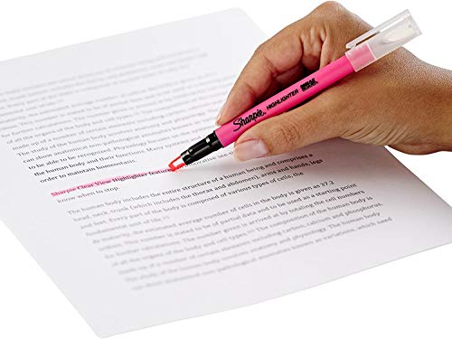 Sharpie Clear View Highlighter Stick, Assorted, 4/Pack (1950749) #TOP5