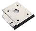 Produktbild DEYOUNG mit Lünette Frontplatte + Auswerfer Riegel 2 nd HDD SSD Festplatte Gehäuse Caddy Adapter für Dell Latitude E6440 E6540 + Dell Precision M2800