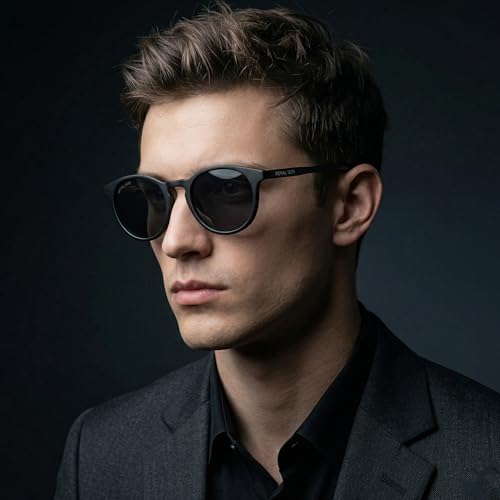 Image of ROYAL SON Polarized Stylish Sunglasses | UV Protection | Round | Classic | Men & Women | Small | SG-RS1111