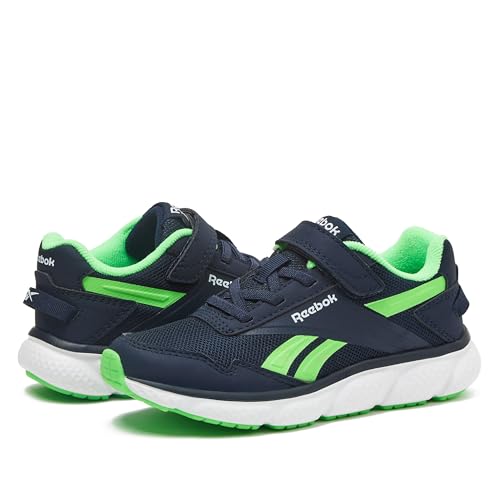 Reebok Swiftstrike 1V Girls and Boys Shoes for Kids, Toddler, Little Kid or Big Kid Sneakers, Vector Navy/Solar Lime, 10