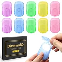 DizemoiQ 200 Stück Mini Seifenblätter 10x20cm Umweltfreundlich für Reisen Camping Outdoor Hygiene Einweg Seifenpapier