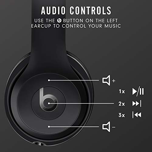 Beats Solo3 Wireless On-Ear Headphones - Apple W1 Headphone Chip, Class 1 Bluetooth, 40 Hours of Listening Time, Built-in Microphone - Black by Beats - Image 4