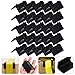 SEWACC 50Pcs L-Shaped Plastic Steel Edge Protectors for Shipping Boxes Thickened 32Mm Corner Guards for Furniture and Pallet Packaging Industrial Carton Corner Guards